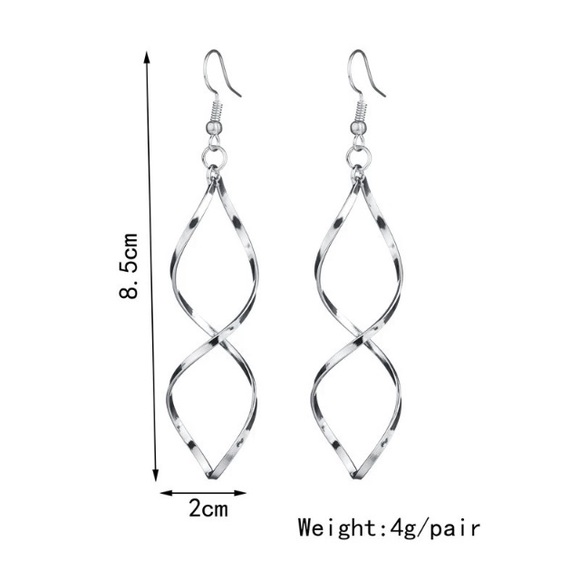 NEW!💙💎💛GOLDEN MODERN SPIRAL SWIRLS!💛💎💙PRETTY - Picture 5 of 8